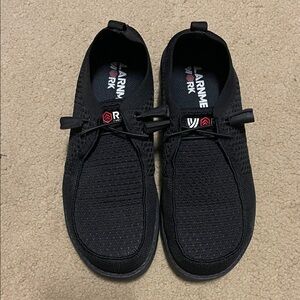 Black Women's Steel Toe Work Loafers